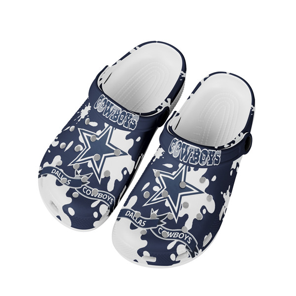 Women's Dallas Cowboys Bayaband Clog Shoes 002